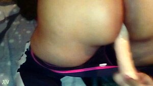 Big booty takes 12 inch dildo doggystyle