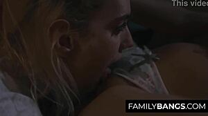 i'm so horny with my petite teen friend at midnight, we kiss and trib our pussies like sluts, kenna and shyla jennings