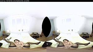 holly banks gives wild handjob in german reality