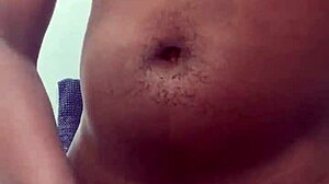 Huge nut in bathroom