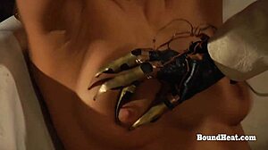 Lesbian Bondage Orgasm!