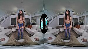 scarlet alexis gets fucked hard in first vr porn