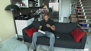 Angry Pornstar Rides In Doggy With Heels