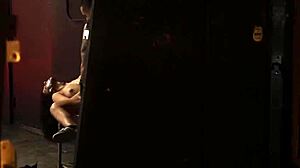 Lucky stranger outdoors first time petite tattooed and highly