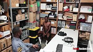 Gay Officer Fucks Stealing Thief!