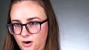 Shy Brunette Masturbates With Toys