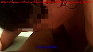 Visiting interracial cuckold couple with big black cock blowjob. 😏