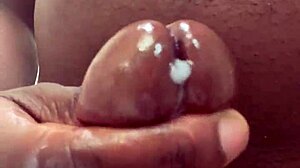 Huge nut in bathroom