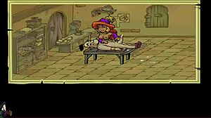 Princess engages in uncensored sex with big ass in hentai trainer game part 35