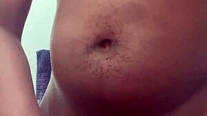 Huge nut in bathroom