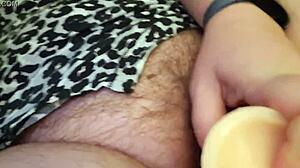 a bbw surprises you with toys and dildo play