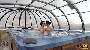 Rich Old Man Fucks Gorgeous Angie Moon