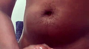 Huge nut in bathroom