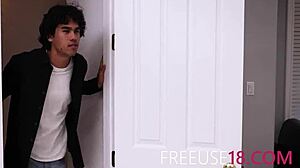 free use party with three teens on new year's eve! 🎉