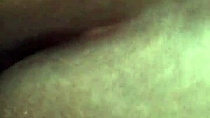 This couple's bent over doggystyle leads to a wet creampie