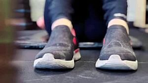 got so wet training at gym it dripped down my legs in public?