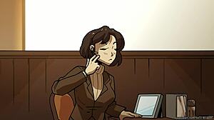 性感咖啡师Tailblazer用大奶诱惑