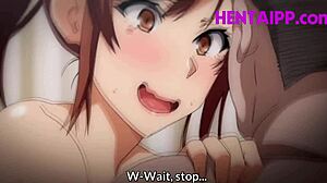 Une autre bonne histoire hentai est la nana hentai avec une poitrine plutôt grosse qui a l'œil sur son patron