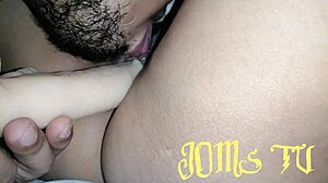 Imagine the cheating wife secretly licking her neighbor's cock while her husband is away, what a thrill