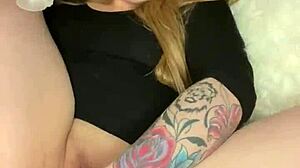 Milf whore's juicy shaved pussy gets pumped and double penetrated with toys