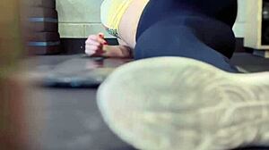 got so wet training at gym it dripped down my legs in public?