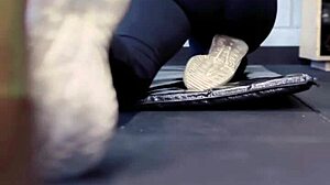 got so wet training at gym it dripped down my legs in public?