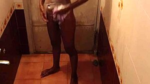 i watch these hot lesbians licking each other in the bathroom