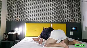 Wow, I Sucked Latina's Pussy Hard Then Cum On Her Riding Cock!