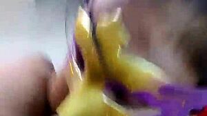 horny bengali milf passionately giving sloppy blowjob to boss