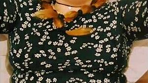 The redhead British babe feels intense pleasure from POV anal gaping in heels at Christmas.