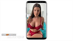 busty latina la sirena enjoys playful fun