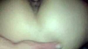 close-up of ex in doggystyle position