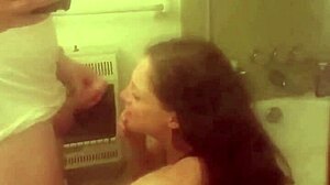 Young teen deepthroats and swallows eagerly