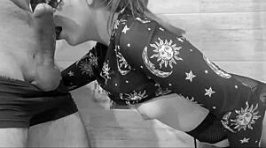 girl teases pussy in shower