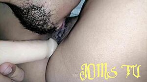 Imagine the cheating wife secretly licking her neighbor's cock while her husband is away, what a thrill