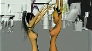 girls dancing on islands in the stream