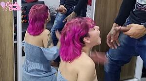 Ele, de ce îmi umpli pizda cu spermă înainte de cină la restaurant? A fost fierbinte să merg cu pizda murdară la aniversare?