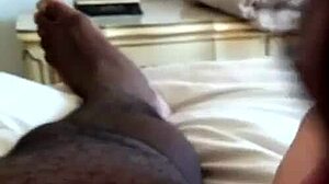 My mature bbw slut sucking and jerking my big black cock in homemade high definition cum scene.