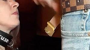 Desire578 says, 'I'm getting my face fucked and taking two loads on my whore face.'