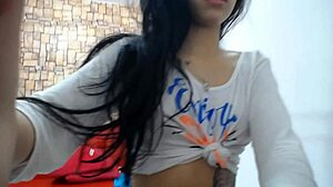 Latina Cam Girl Shows Off Tight Body