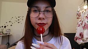 Nothing Unusual Just Sucking Chupa Chups While Clothed