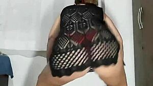 Mirelladelicia Rips Clothes for Intense Anal Striptease