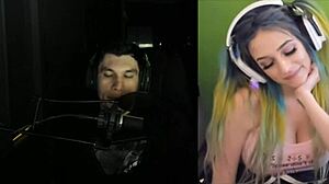 joycgee and trainwrecks performing in a live webcam show