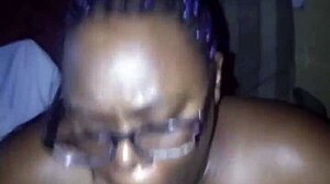 creamy pussy delivers sloppy head in public doggystyle fun with ebony big ass
