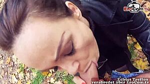 hey, met this hot german milf in a public park and banged her pov!