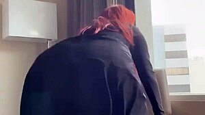 whore milf shakes her big ass 😏