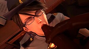 Blacked SFM PMV compilation featuring bouncin anime interracial scenes