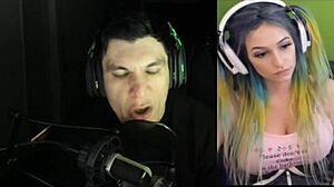 joycgee and trainwrecks performing in a live webcam show