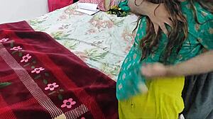 indian maid's wild fantasy unfolds as she finally gets what she craved. her small cock dreams turn real.