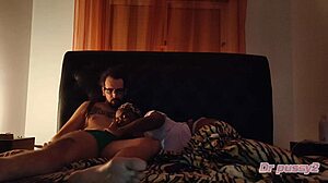 My ebony roommate craves my big cock.